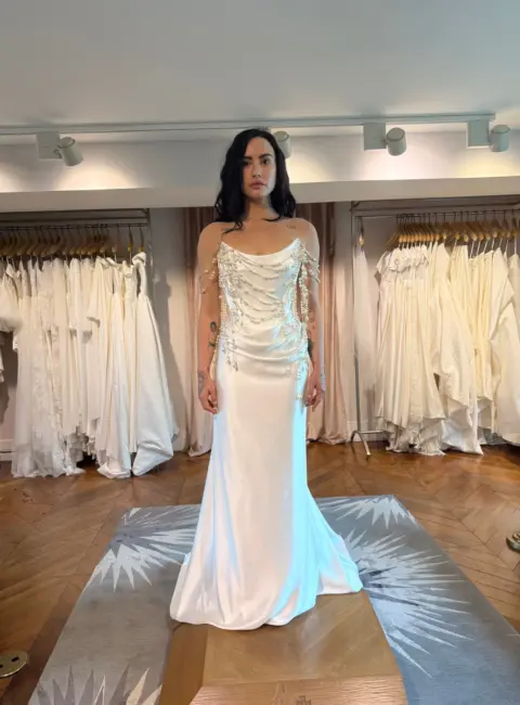 Demi Lovato – Wedding Dress Photo Diary for Vogue May 2025