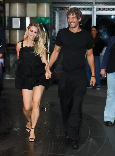 Kimberley Wyatt and Max Rogers Dazzle in Chic Outfits for Burlesque: The Musical Date Night 07-21-25