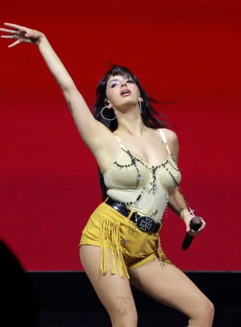 Rebecca Black – Performs at Bridgestone Arena in Nashville, Tennessee 08-19-2025