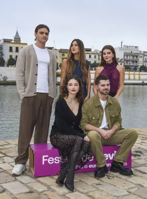 Gabriela Andrada and Cast – ‘Culpa Mia’ Photocall During the 21st Seville European Film Festival, Marques de Contadero, Seville, Spain 11-09-2024